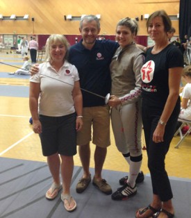 Chloe Dickson supports the Rob George Foundation