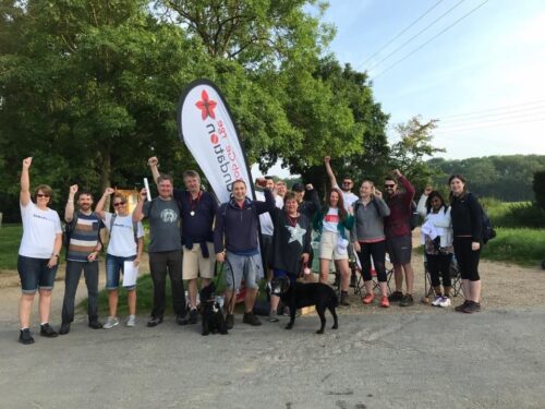Walkers from Robs big walk 2019