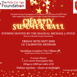 Charity Summer Ball invite 2023