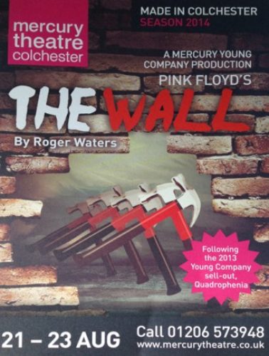 The Wall at Colchester Mercury Theatre, supporting the Rob George Foundation