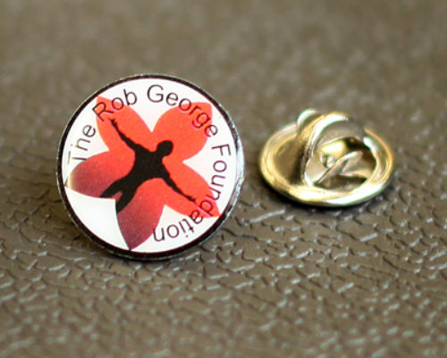 Rob George Foundation lapel pin