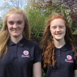 Charlotte and Katie Bennett, supported by the RGF