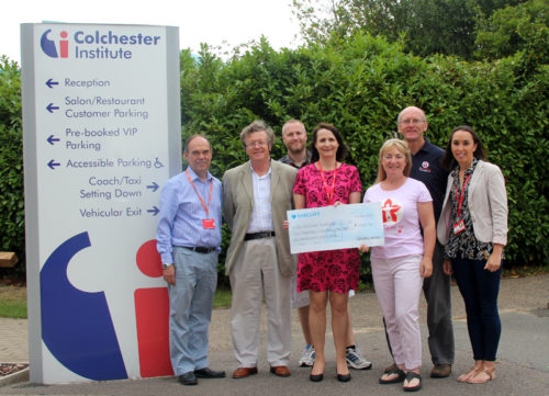The RGF is Colchester Institute's Charity of the Year