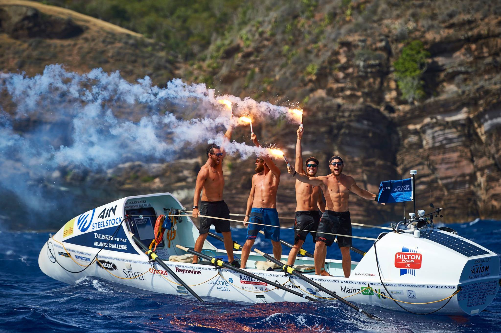 Rowing the Atlantic for Rob THEY'VE WON! The Rob Foundation