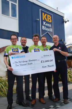 Kent Blaxill Bike Ride in support of RGF
