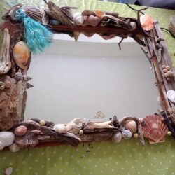 Amy's Art - driftwood mirror