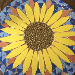 Amy's Art - sunflower table