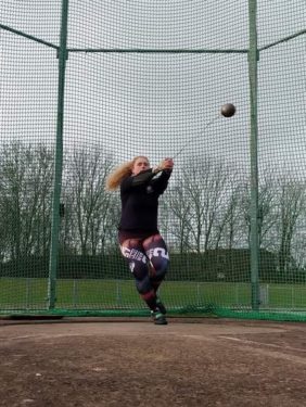Athlete Megan Larkins - Hammer