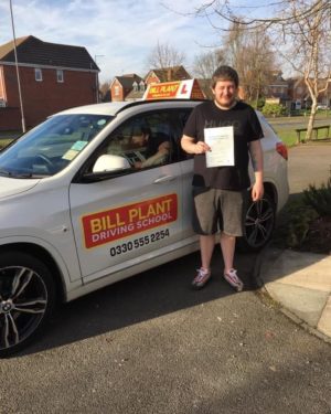 Shaun passes his driving test