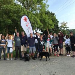 Walkers from Robs big walk 2019