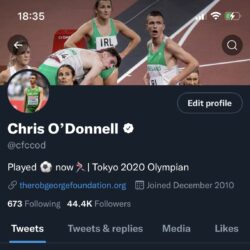 Chris O'Donnell - twitter profile