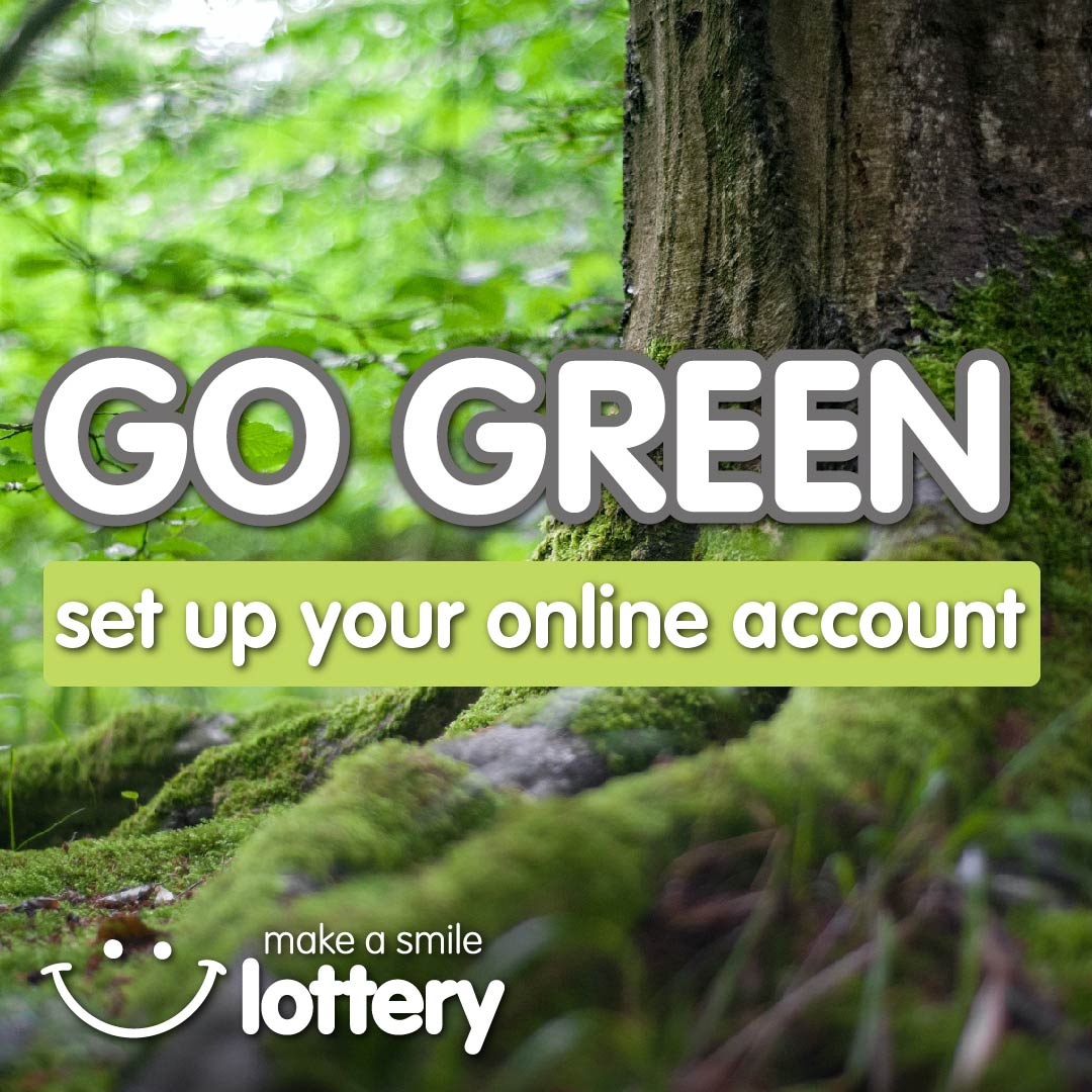 Make a smile lottery - go green