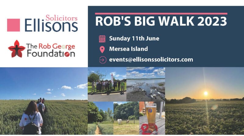 Poster - Rob's Big Walk 2023