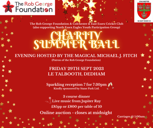 Charity Summer Ball invite 2023