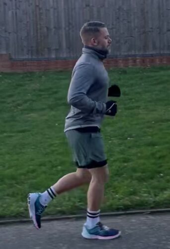Steve is running the London Marathon