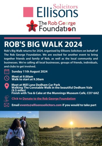 Rob's Big Walk 2024. poster