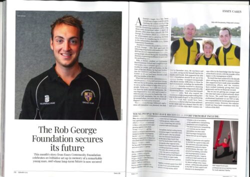 RGF article in Essex Life